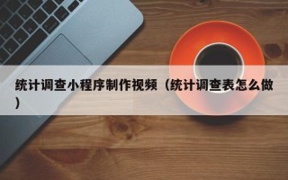 仁寿统计调查小程序制作视频（统计调查表怎么做）